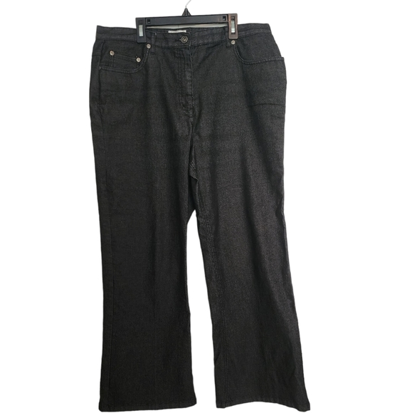 Christopher & Banks Denim - CHRISTOPHER & Banks black 5 pocket denim jeans SZ 14